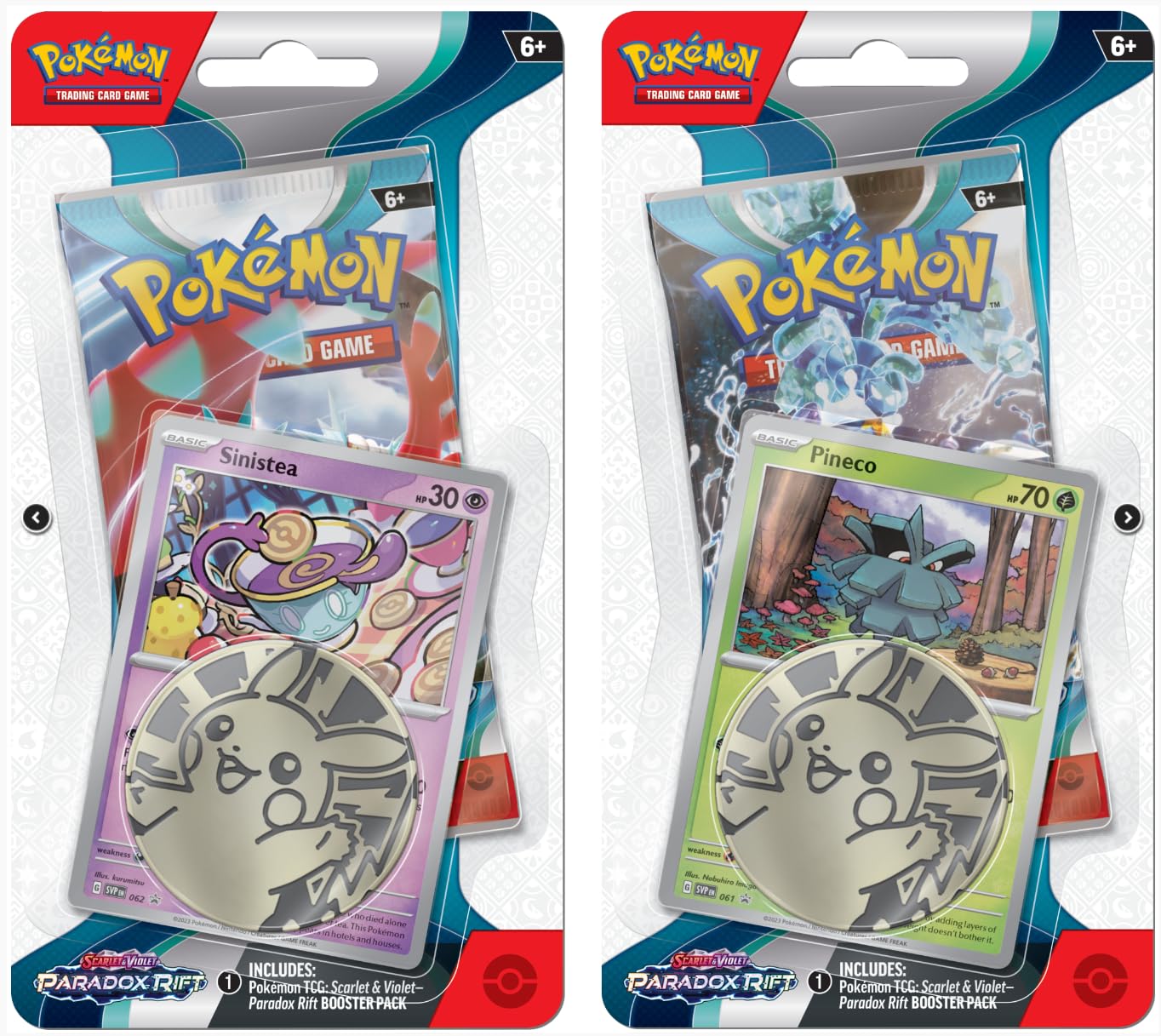 Pokemon TCG Scarlet & Violet Paradox Rift Checklane Blister