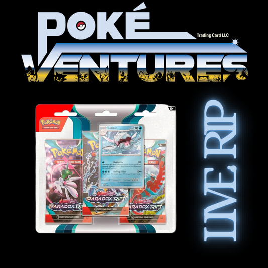 Pokémon TCG Scarlet & Violet Paradox Rift 3 Pack Blister