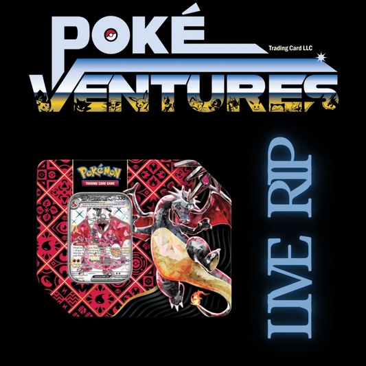 Pokémon TCG Scarlet & Violet Paldean Fates Charizard Tin