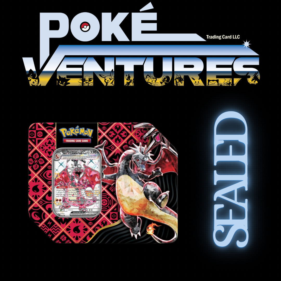 Pokémon TCG Scarlet & Violet Paldean Fates Charizard Tin
